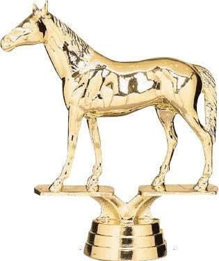 Crown Awards 10.25" Thoroughbred Horse Trophies, Gold Stars Thoroughbred Horse Trophy with Custom Engraving Prime