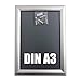 Produktbild Warenfux24 10x(Din A3) Aluminium Klapprahmen Silber, Alu Rahmen, Plakatrahmen, Ladeneinrichtung, Wechselrahmen, 325 x 450 mm, DRUCKUNDSO