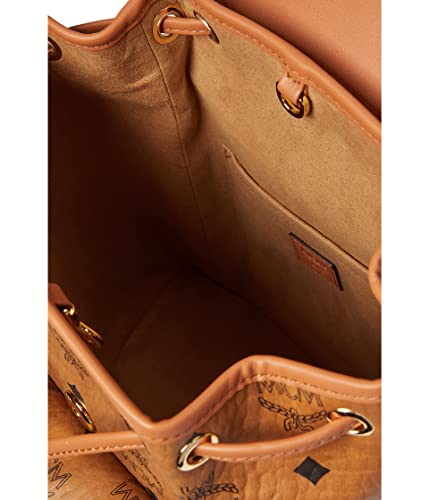 Mcm Aren Visetos Backpack Mini Cognac One Size #TOP2
