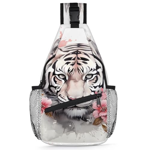 Bolso Crossbody Unisex Tiger Moda Viaje 7.9x3.5x14.2 in
