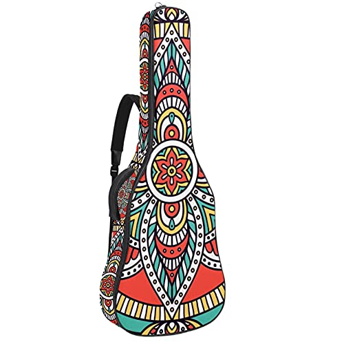 Étui souple guitare électrique rembourrage épais protection psychédélique