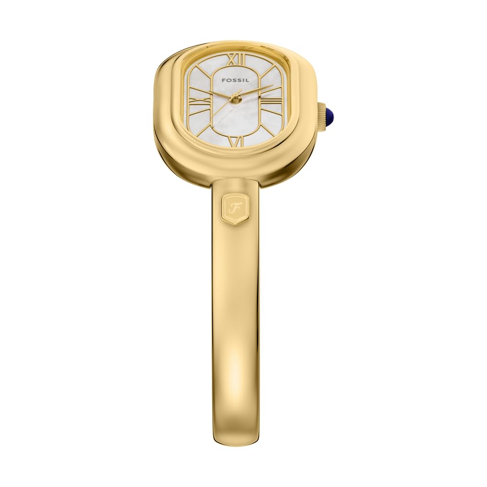 Fossil Sloan ES5444 damski zegarek ze stali nierdzewnej w złotym odcieniu, 25 mm