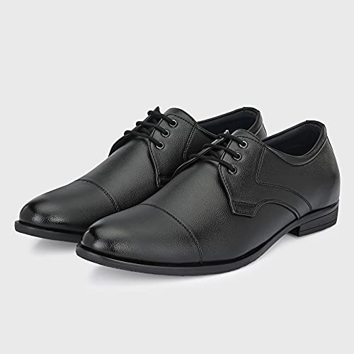 Image of Centrino Mens Formal Shoe |Elegant Lace Up Derby for Business & Casual Wear | Premium Craftsmanship for a Stylish & Sophisticated Look | Cushioned Insole for All-Day Comfort & Support (8685)