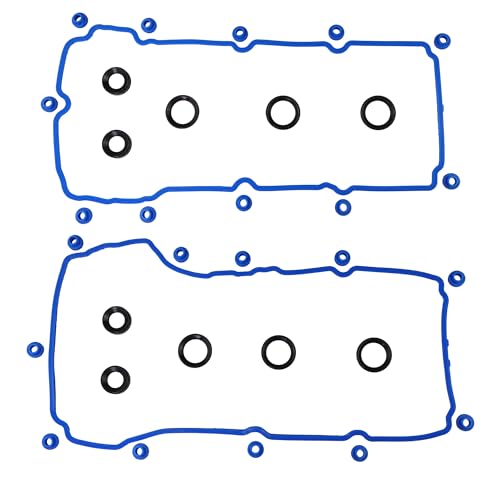 Image of VS50814R Valve Cover Gasket Set Compatible with Ford Edge /Explorer /F150 /Mustang /Transit-150 250 350, Lincoln MKT /MKX /MKZ /MKS, Mobility MV-1 3.5L 3.7L V6 2011-2020