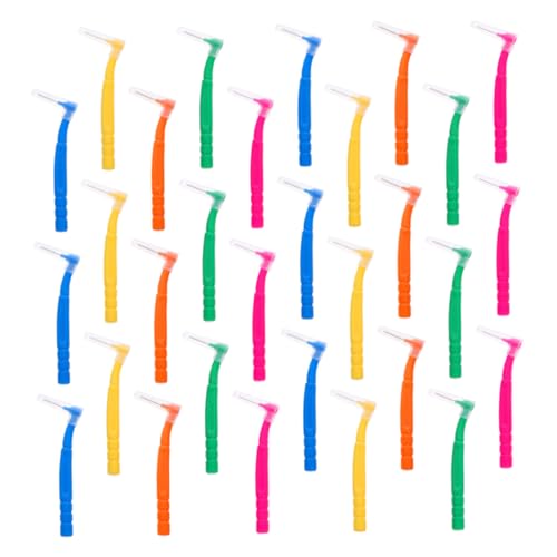 OATIPHO 30Piezas Cepillos Interdentales Herramientas de Limpieza Portátiles Interdentales Cepillos Ligeros y Flexibles