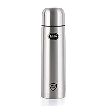 Cello Flip Style Vacuum Insulated Flask | Hot and Cold Water Bottle | Double Walled Stainless Steel Bottle