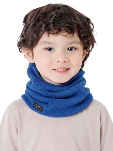 GOT Sports Kids Neck Warmer - Polar Fleece Ski Mask for Boys Girls - Double-Layer Scarf (Ages 3-6)