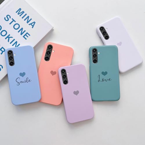 Image of COLORflow Polycarbonate Back Cover Case Compatible With Samsung Galaxy S23 FE 5G | Pastel Hearts Color Customized Back Cover Compatible With Samsung Galaxy S23 FE 5G, Multicolour