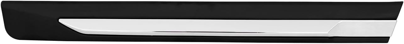 YLT AUTO Rear Right Passenger Side Lower Door Molding Trim W/Chrome Strip Fit for 2017-2020 Nissan Rogue,82877-6FL0A