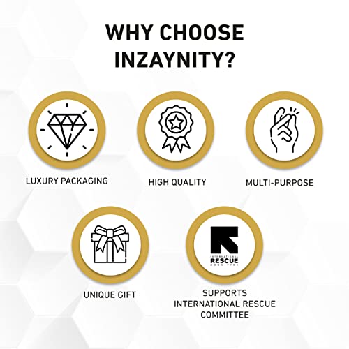 Dual Flame Butane Torch Gun - Refillable Luxury Hand Held Mini Blow Torch for Cooking, Creme Brulee, Soldering, Welding, & Resin Art - Adjustable Flame with Ignition Lock - Gold Brown by inZaynity