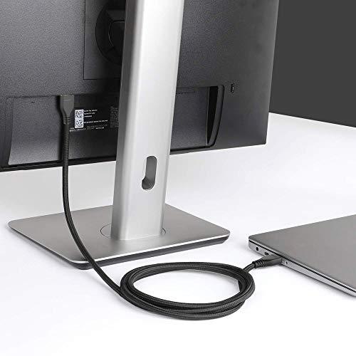 كابل HDMI 2.1 عالي السرعة 1.8 متر 48 جيجابايت في الثانية يدعم 4K عند 120 هرتز و8K عند 60 هيرتز ومدى ديناميكي عالي وايثرنت لتلفزيونات آبل ونينتندو سويتش وروكو واكس بوكس X/S وبلاي ستيشن 5 وبلو راي