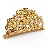 Lujoso Servilletero Dorado para Mesa – Elegante Soporte de Servilletas de...
