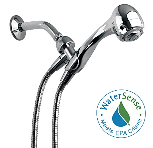 Niagara Conservation Earth Spa 3-Spray With 2 Gpm 2.7-In. Wall Mount Handheld Shower Head In Chrome, 1-Pack | Bathroom Shower Head Sprayer With Pressure Compensation Technology #TOP2