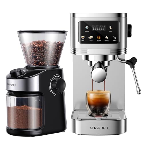 SHARDOR Electric Burr Coffee Grinder for Home Use with SHARDOR