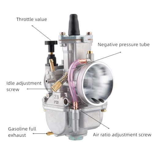 Image of PWK Carburetor 32mm Carb with Carb Jets for 125cc-200cc 2T /4T Engine Motorcycle Dirt Pit Bike ATV Scooter Quad