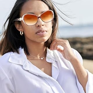 YIWONFU Lunettes de Soleil Femme Polarisées 2 Pièces, Lunettes de Soleil Verres Polarisants Mode Anti UV Lunette Polarisante Ancien