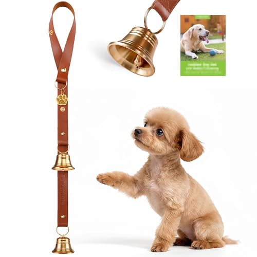 FOLKSMATE Leather Dog Door Bells
