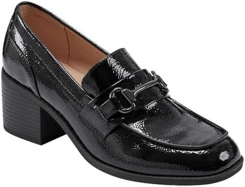 Bandolino Women's Mayble Loafer, Black Patent, 9 | Image 3