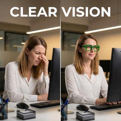 Image of Eyekepper Reading Glasses 3.25, Readers for Women, 2 Pack Green