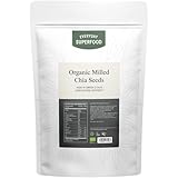 Everyday Superfood Organic Milled Chia Seeds 900g, Cold Ground Premium Chia Seed Powder