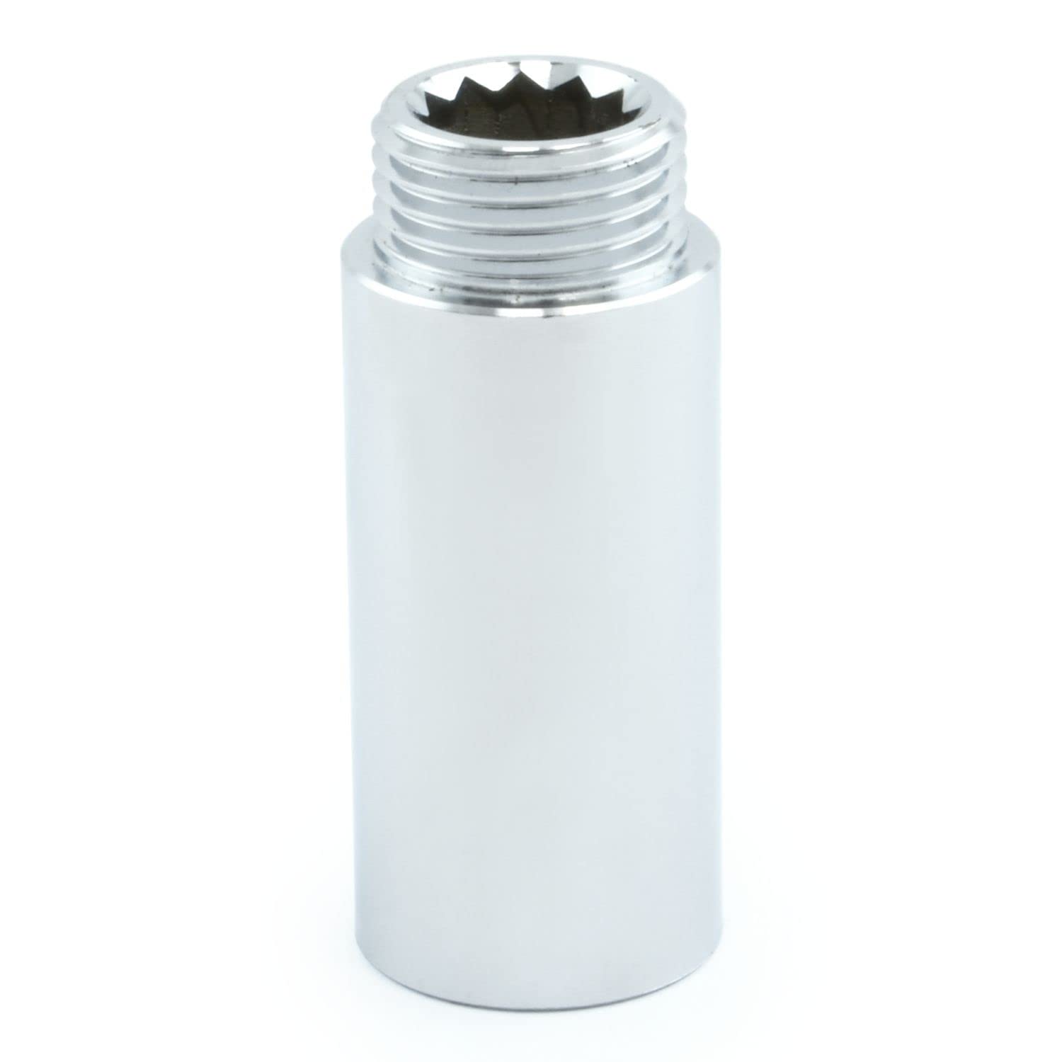 Hot Flow Chrome | 50Mm Rigid Radiator Valve Extension 1/2 Inch Bsp (Chrome)