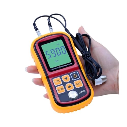 Medidor Digital de Espesor Ultra, Calibrador GM100 para Acero, Rango 1,2-225 mm, Resolución 0,1 mm, Pantalla LCD miniatura 4