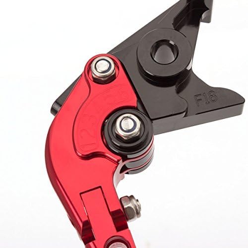 Miniatura 136 de FXCNC Billet Folding Extendable Adjustable Brake Clutch Levers Compatible with Raptor YFM660 01-04, TTR125L/LE/LW 00-16, Banshee 350 02-06
