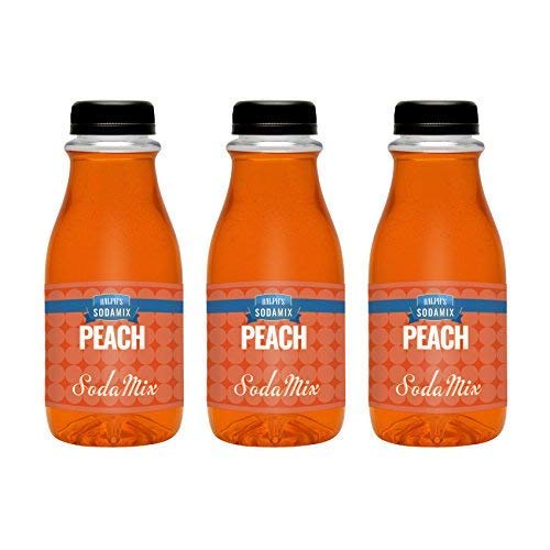 Ralph's Peach Sparkling Water Flavoring Sodamix Three 12oz Bottles