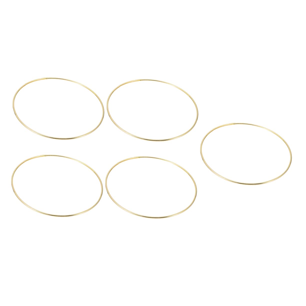 Anillo de hierro para manualidades DIY decoración de hogar círculo metal 5 piezas