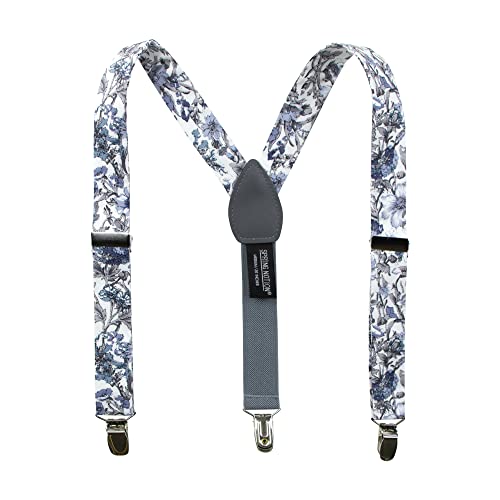 Image of Spring Notion Boys' 4-Piece Floral Suspenders Outfit