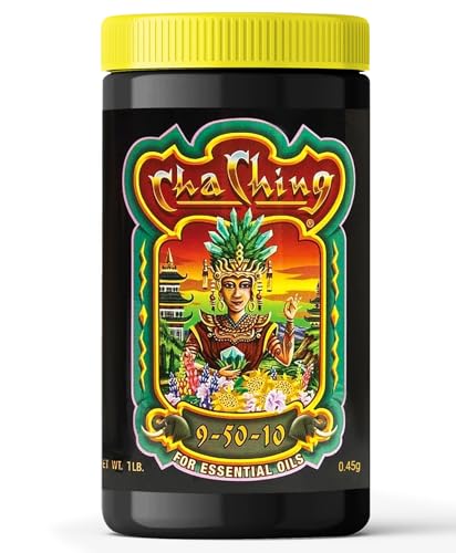 FoxFarm Cha Ching Soluble Fertilizer, Water Soluble High-Phosphorus Fertilizer, Supports Late Harvest Stage - Outdoor Flowers, Fruiting Plants, Containers and Bed Areas, NPK 9-50-10 (1 lb)