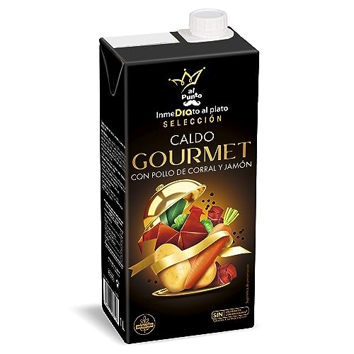 Dia al Punto Caldo Gourmet con Pollo de Corral y Jamón, 1L