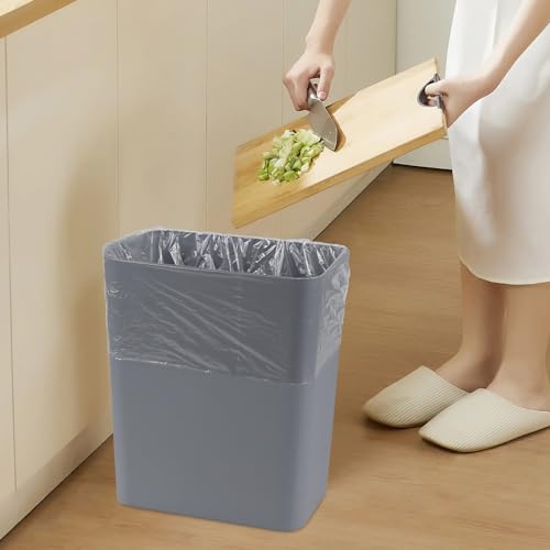 3 Canecas de basura abiertas de plástico 4.5 gal miniatura 5