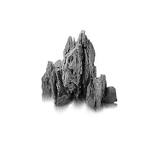 FZONE Resin Seiryu Stone Model Ph-Neutral Aquarium Rocks for aquascaping, Micro-Landscapes (Size: 7.48” 5.51” 7.87”)