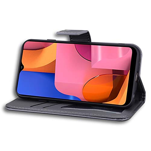 Greaked for Samsung A10/A20/A30/A50/A50/A50S/A30S Capa protetora de couro PU com compartimento para
