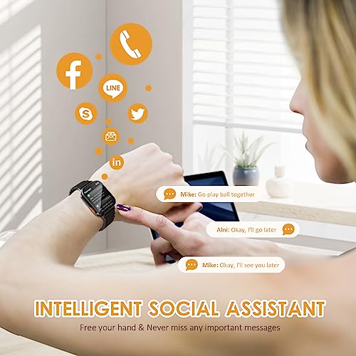 W@Nyou Smart Watch With Earbuds, 1.96 Inch Smartwatch For Android/Ios thumb #4