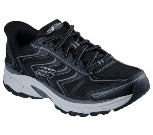 Skechers Wide Fit Man Slip-ins Stamina Sport 233150 Black/Charcoal US Size 10