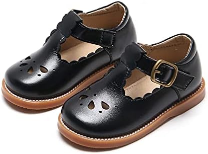 ESTINE Toddler Girls School Dress Uniform Oxford (6 Toddler, Black-3)
