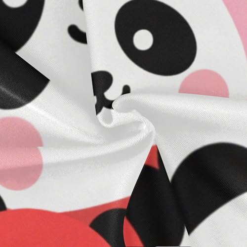 Traje de baño de panda rojo con estampado de caricatura resistente 2