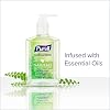 PURELL Advanced Hand Sanitizer Naturals with Plant Based Alcohol, Citrus Scent, 8 fl oz Pump Bottle (Pack of 12) - 9626-12-CMR