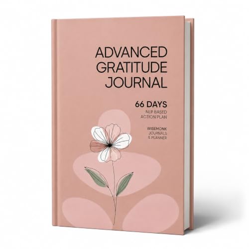 Image of Advance Gratitude Journal (Dusty Rose) | NLP-Guided 66-Day Habit Journal | 6-Minute Daily Planner for Mindfulness & Focus | Undated A5 Self Growth Diary with Guided Videos