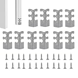 Metallischer Kantenschutz - 10 Stück Möbelschutz Zubehör - Möbel Kantenschutz - für Mieter Vermieter Büroräume Wohnungen Wohnzimmer Schlafzimmer Tische Türöffnungen Flure