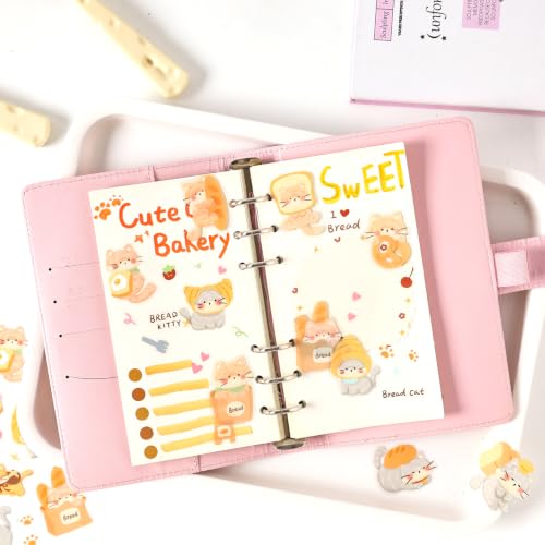 Image of 128Pcs Cute Pets for Scrapbooking,Self-Adhesive Transparent Cute Pets Scrapbook Supplies Journaling Supplies for Adult Card Making Letters DIY Water Bottle Cards Decoration