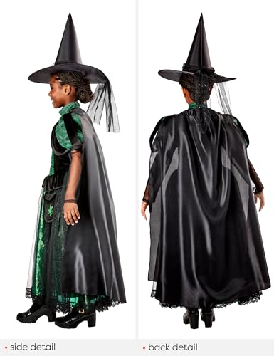Disfraz Bruja Malvada de Oz para Niñas Talla M miniatura 3