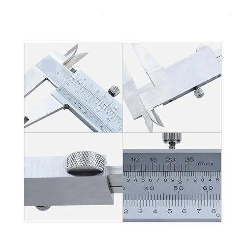 Calibrador digital 0.02mm 6" 0-150mm FLGLQUTSV miniatura 4