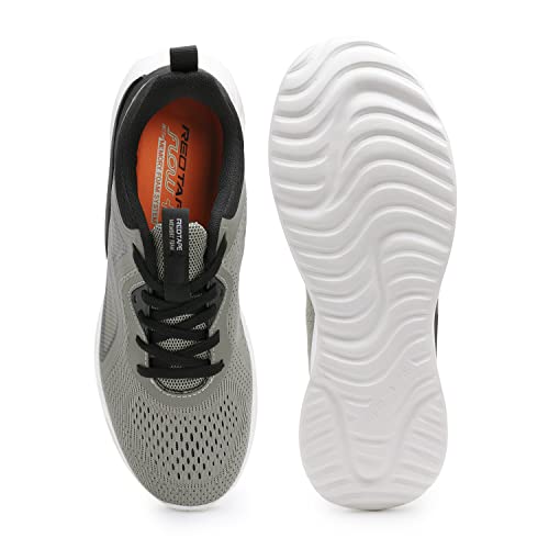 Image of Red Tape Men Black Walking Shoes