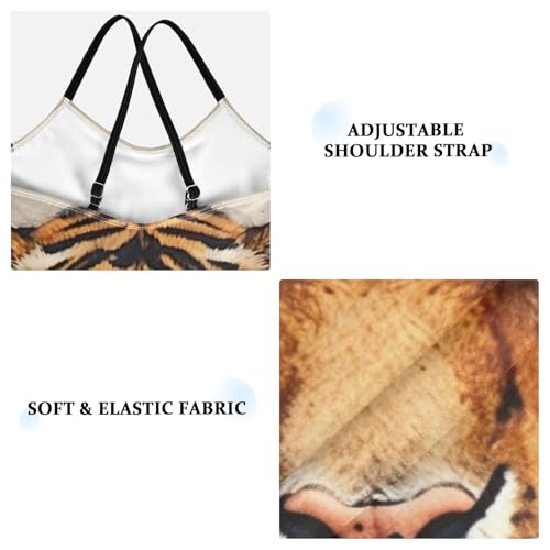 ALAZA Vintage Tiger Girl’s Swimsuits Bathing Suit One Piece Beach Swimwear3