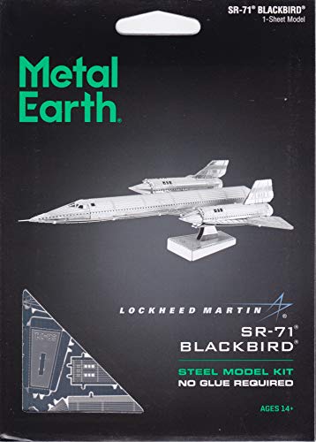 Metal Earth SR-71 Blackbird Airplane 3D Metal Model Kit Fascinations - Image 6