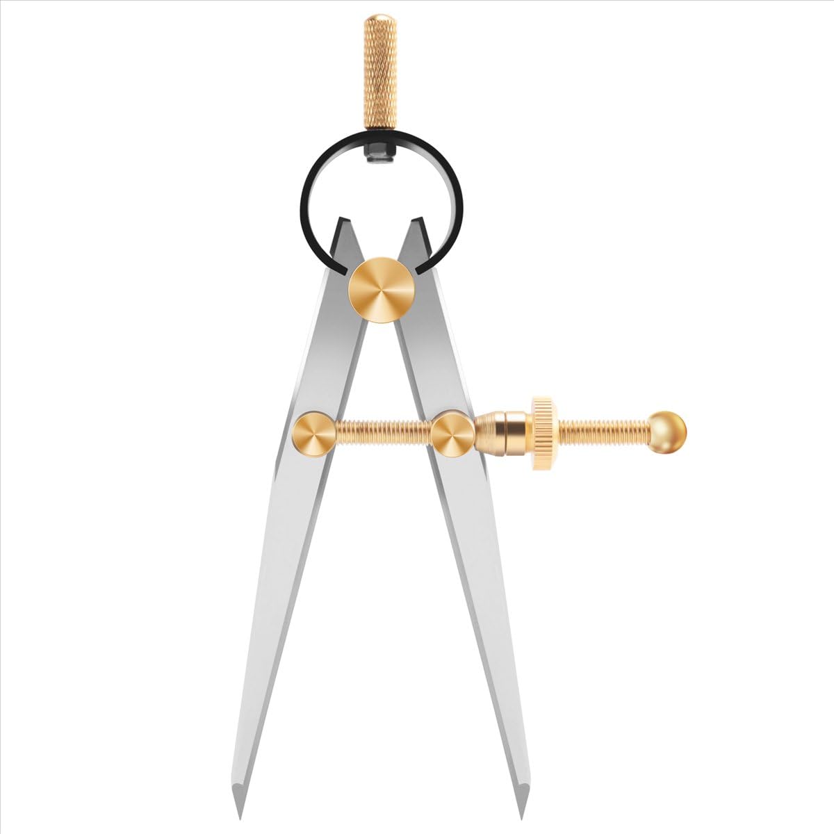 BPQiang Leather Craft Rotating Tool DIY Wing Divider Adjustable Steel Spacing Compass Edge Creaser