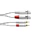 Produktbild Cordial CFU 3 FC-SNOW Audiokabel XLR f-Cinch 3 m Rean Stecker